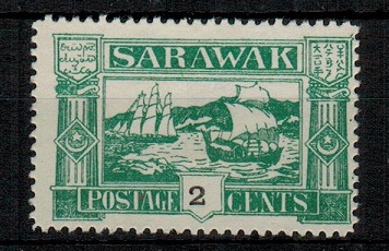 SARAWAK - 1900 (circa) 2c green 