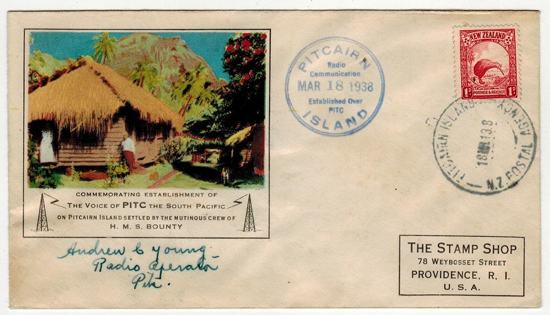 PITCAIRN ISLAND - 1938 illustrated 