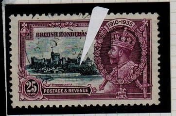 BRITISH HONDURAS - 1935 25c 