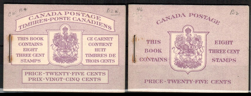CANADA - 1953 25c purple BOOKLET