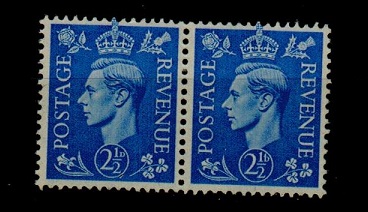 GREAT BRITAIN - 1941 2 1/2d U/M pair showing 