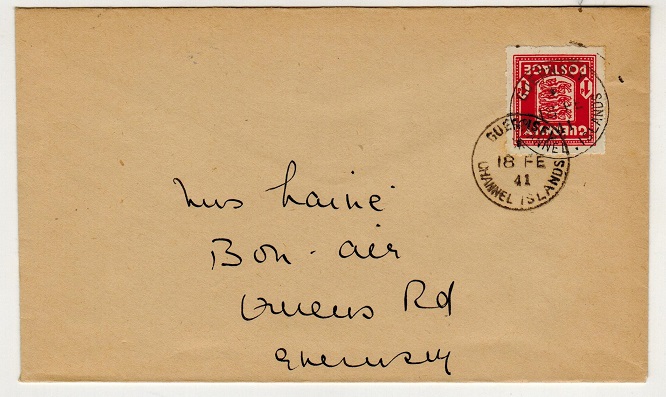 GREAT BRITAIN (Guernsey) - 1941 1d 