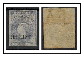 SOUTH AUSTRALIA - 1855 1/- violet (SG 4) REPRINT.