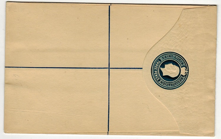 ST.LUCIA - 1923 3d blue RPSE unused.  H&G 4.