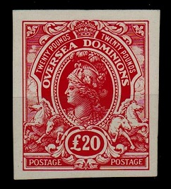 COLONIAL PROOFS - 1910 20 red 