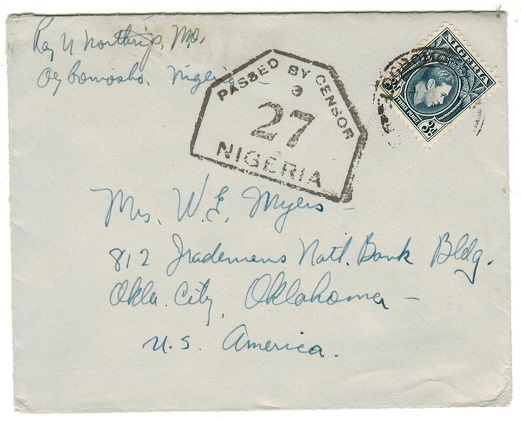 NIGERIA - 1941 3d rate 