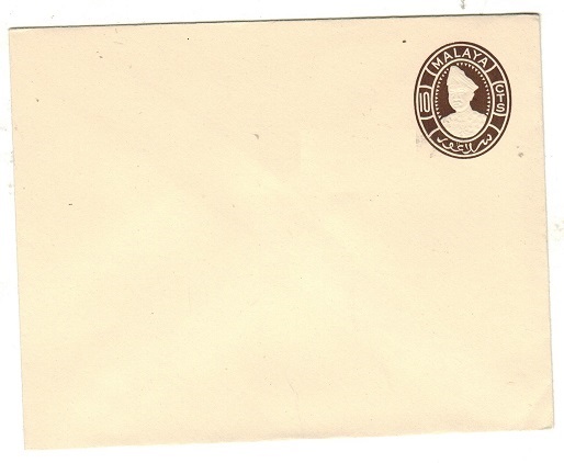 MALAYA - 1949 10c chocolate brown on cream PSE unused. H&G 2.
