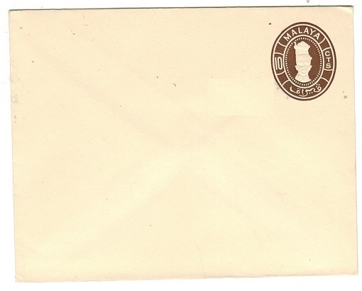 MALAYA - 1949 10c chocolate brown on cream PSE unused. H&G 1.
