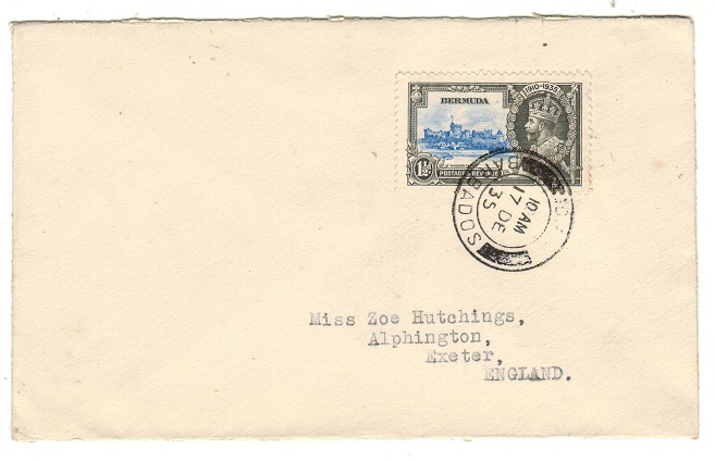 BERMUDA - 1935 1 1/2d 