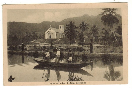 SEYCHELLES - 1910 (circa) unused picture postcard depicting 