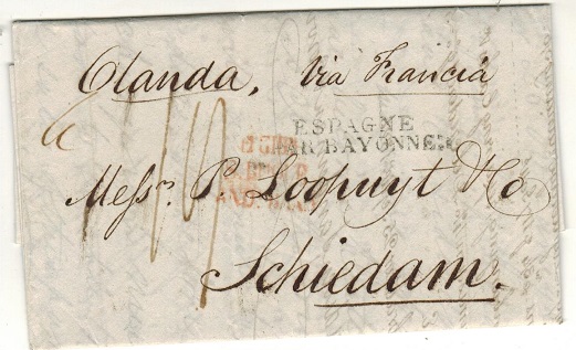 GIBRALTAR - 1826 stampless 