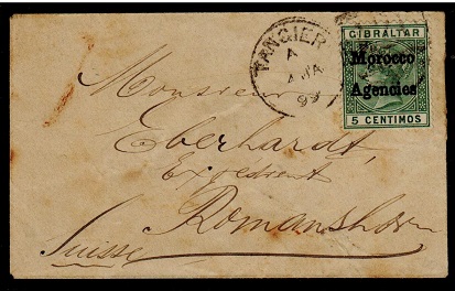 MOROCCO AGENCIES - 1899 5c 