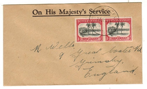 TOKELAU - 1948 2d rate cover to UK used at FAKAOFA/UNION ISLANDS.
