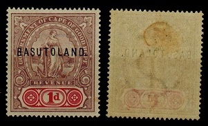 BASUTOLAND - 1901 1d lilac and red mint 