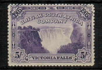 RHODESIA - 1905 5/- violet 