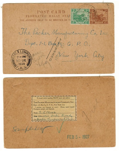 MALAYA - 1923 2c brown 
