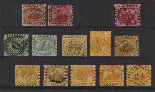 WESTERN AUSTRALIA - 1863+ range of
