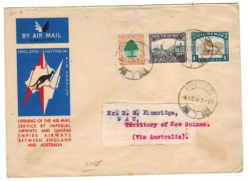 NEW GUINEA - 1934 inward 