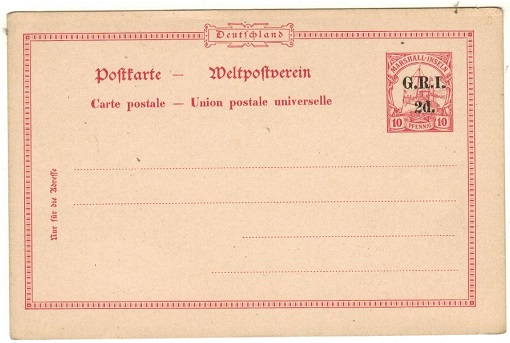 NEW GUINEA - 1915 2d on 10pfg carmine 