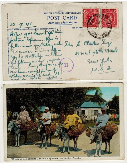 JAMAICA - 1941 