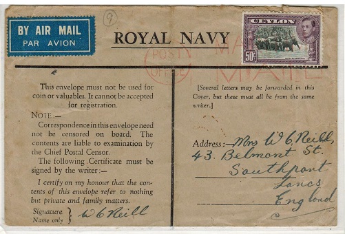 CEYLON - 1944 (circa) use of 