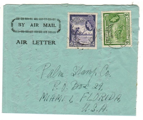 BRITISH GUIANA - 1956 use of 