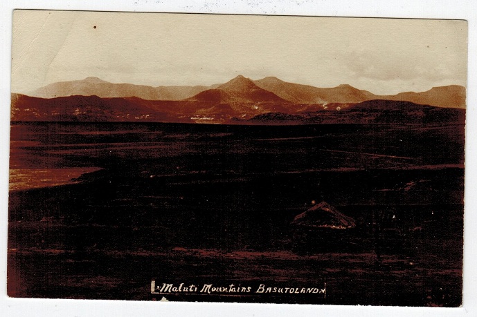 BASUTOLAND - 1905 (circa) real photo unused postcard of 
