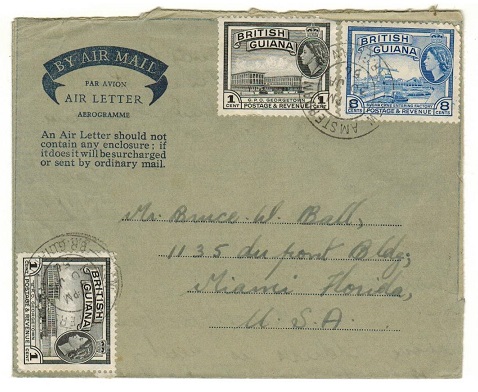 BRITISH GUIANA - 1956 uprated 