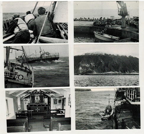 TRISTAN DA CUNHA - 1970-80 (circa) range of six unused postcards.
