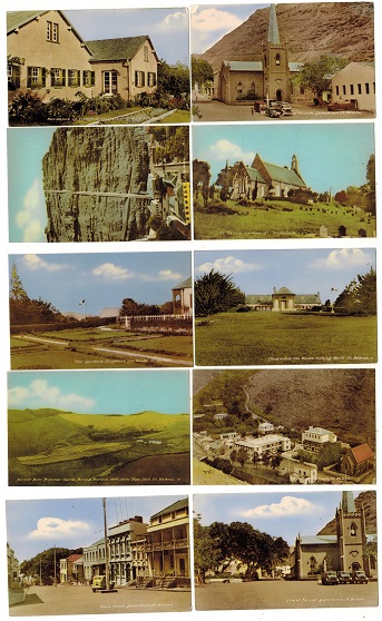 ST.HELENA - 1950-60 circa range of ten unused coloured picture postcards of differing scenes.