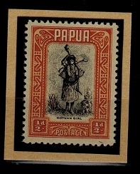 PAPUA - 1932 1/2d black and buff  