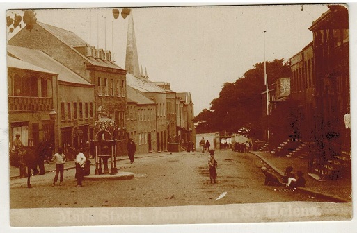 ST.HELENA - 1905 (circa) real picture postcard unused depicting 