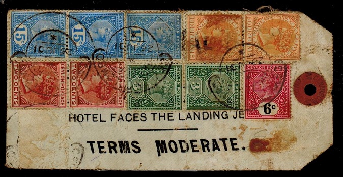 CEYLON - 1901 use of