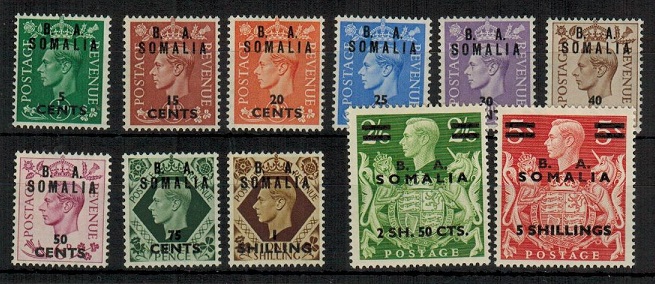 B.O.F.I.C. - 1950 set of 11 fine mint.  SG S21-S30.