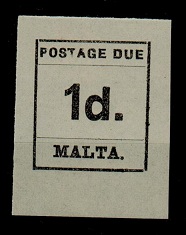 MALTA - 1925 1d black 