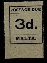 MALTA - 1925 3d black 