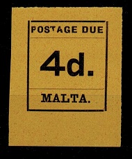 MALTA - 1925 4d black 