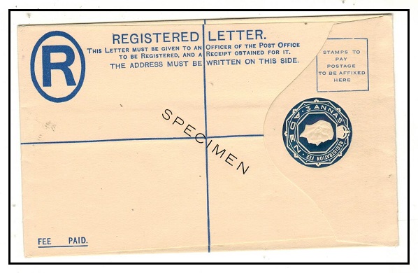 ADEN - 1937 3a dark blue RPSE unused SPECIMEN.  H&G 1.