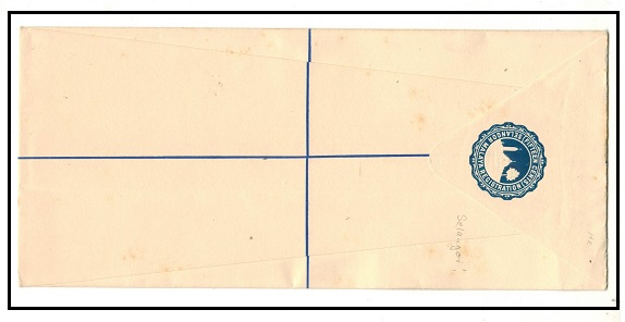 MALAYA - 1936 15c dark blue RPSE (size H2) unused.  H&G 1b.