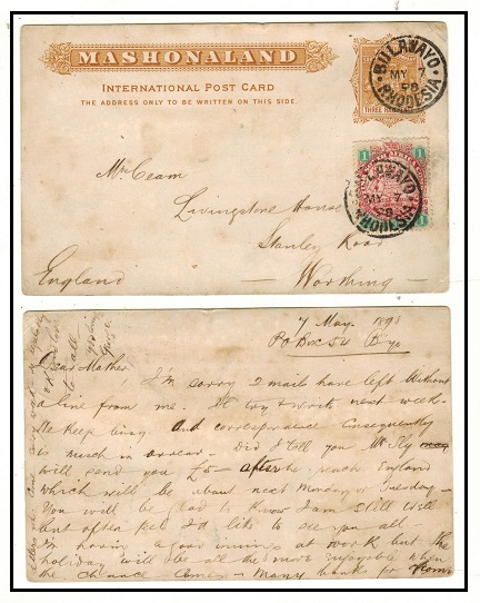 RHODESIA - 1893 1 1/2d 
