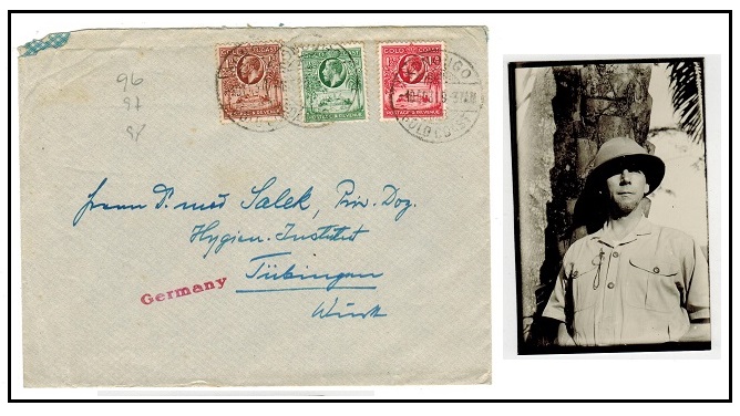 GOLD COAST - 1931 cover to Germany used at KONOUGO.