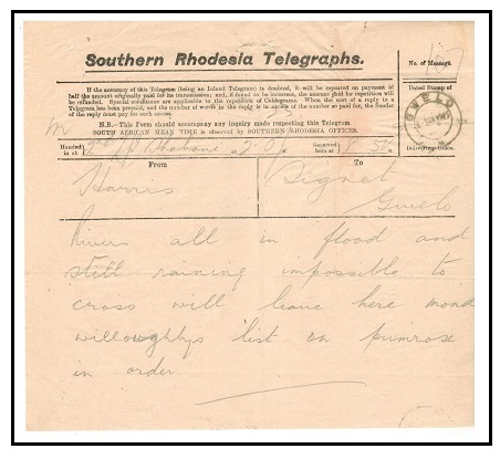 RHODESIA - 1923 use of 