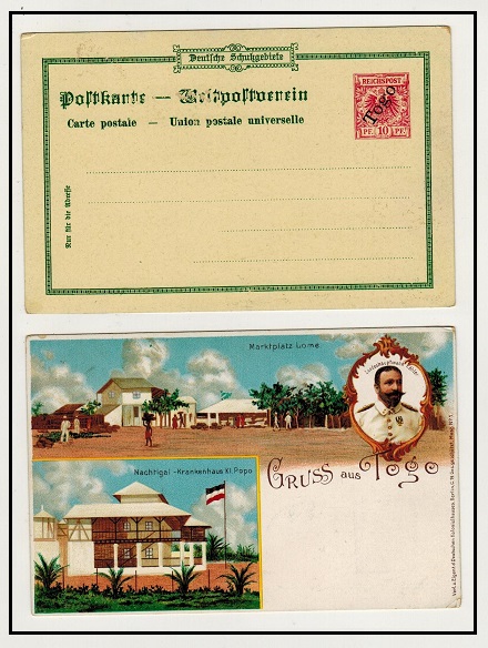 TOGO - 1898 10pfg carmine illustrated 