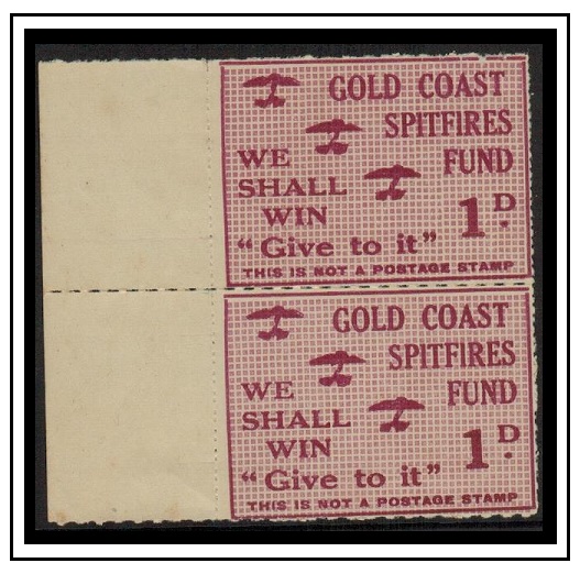 GOLD COAST - 1940 1d violet 