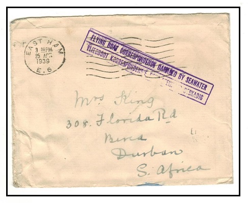 SOUTH AFRICA - 1939 inward 