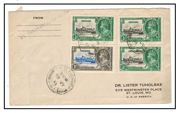 GRENADA - 1935 2 1/2d rate 