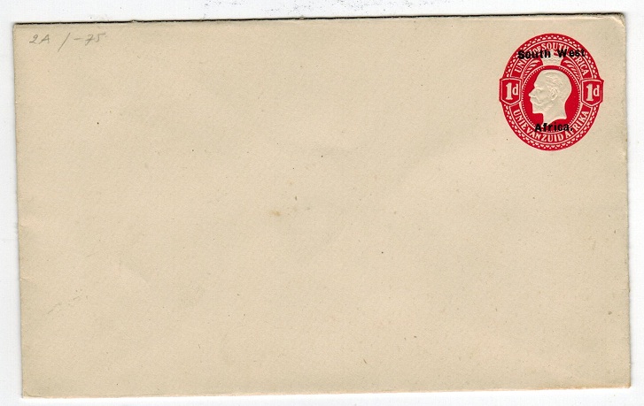 SOUTH WEST AFRICA - 1923 1d red PSE unused.  H&G 3a.