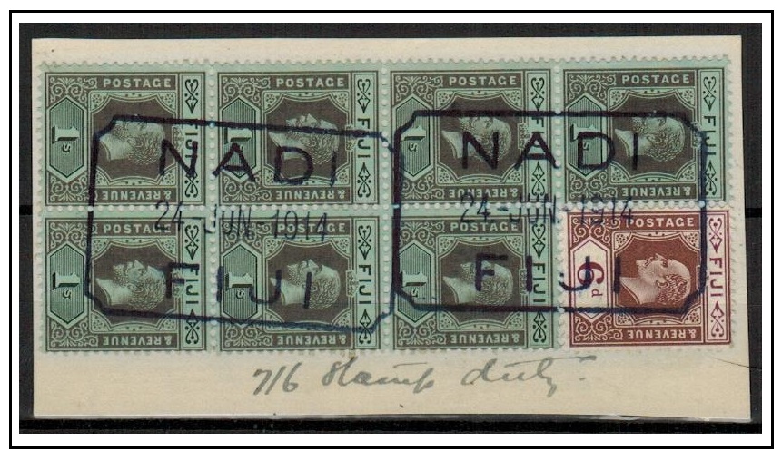 FIJI - 1914 7/6d 