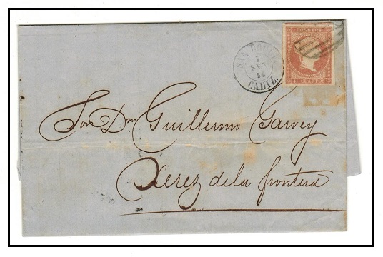 GIBRALTAR - 1858 4c 