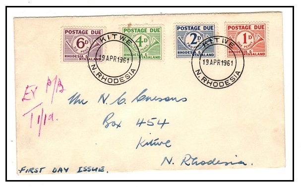 RHODESIA AND NYASALAND - 1961 